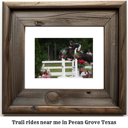 trail rides near me in Pecan Grove, Texas